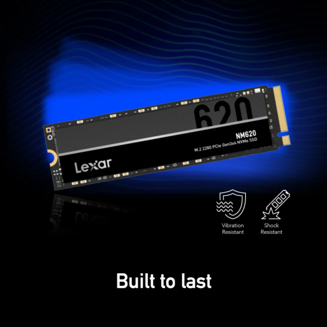 Lexar NM620 M.2 1TB NVMe SSD Gen3x4 PCIe 2280 3500MB/s Read LNM620X001T-RNNNG - Image 3