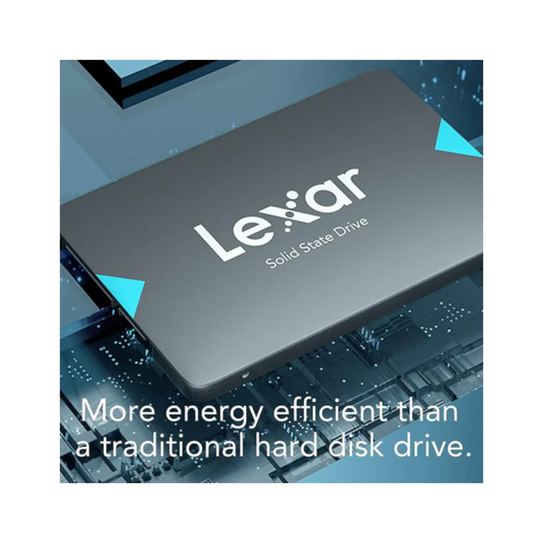 Lexar NQ100 480GB 2.5 SATA III SSD 6Gb/s Up to 550MB/s Read – LNQ100X480G-RNNNG - Image 2