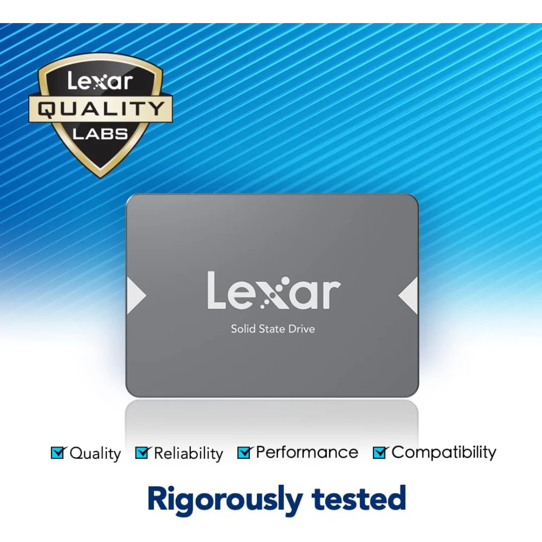 Lexar NS100 256GB 2.5 Inch SATA III (6Gb/s) Easy Set Up SSD Solid State Drive - Image 4