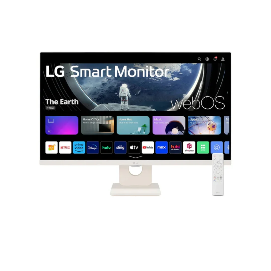 LG 27U511SA-W 27" IPS 100Hz FHD 1920x1080 5ms GTG Smart Monitor with webOS Tilt Adjustment - Image 2