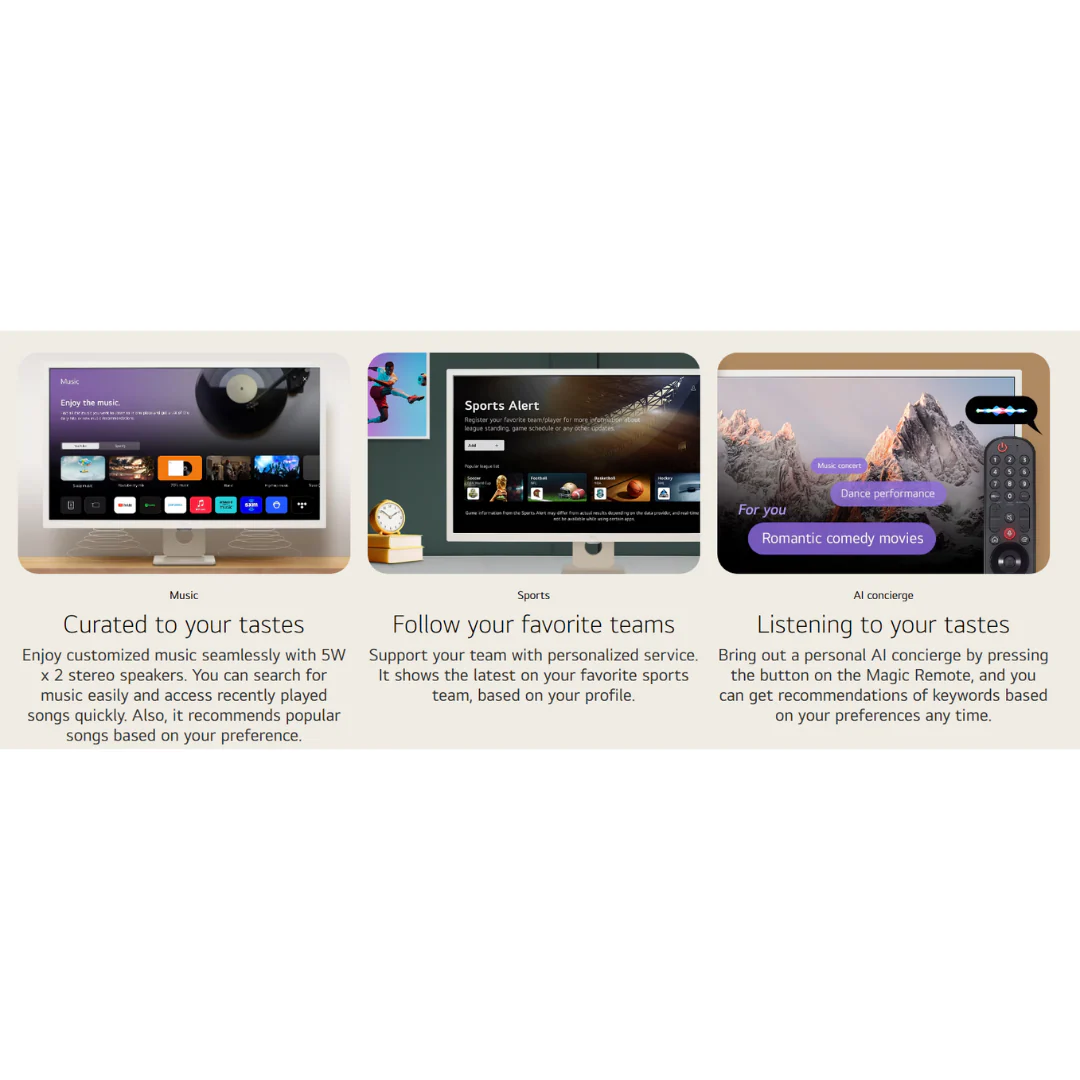 LG 32SR50F-W 32" IPS 60Hz 1920x1080 HDR Smart Monitor - Image 3