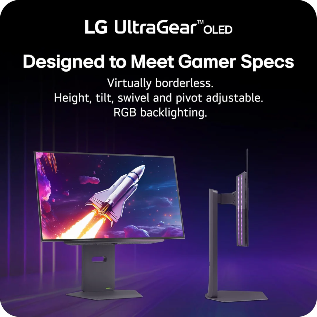 LG UltraGear OLED 27GX790A 27" 480Hz QHD 2560x1440 0.03ms G-Sync Compatible DisplayPort 2.1 Gaming Monitor - Image 4