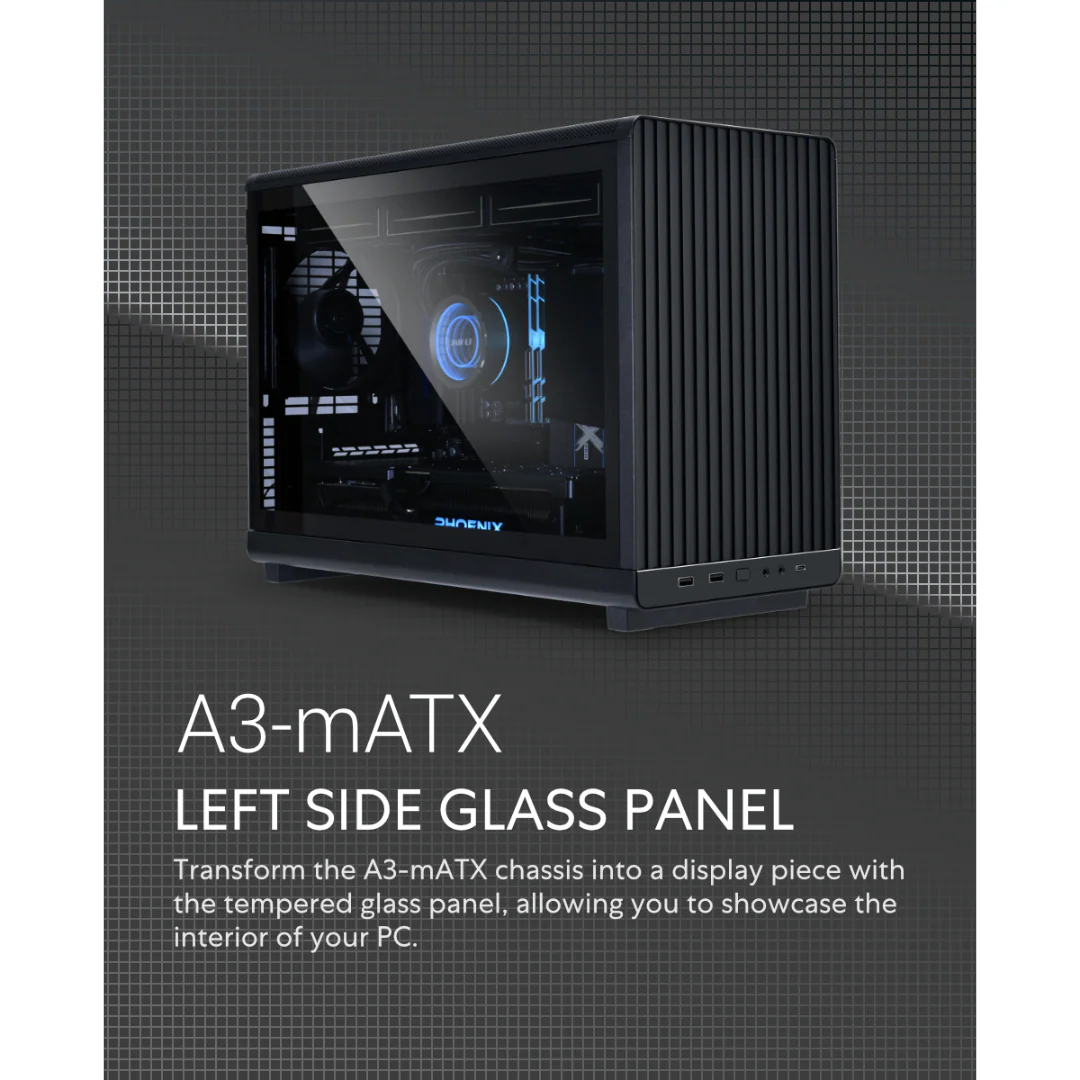 LIAN LI Dan A3 mATX Small Case for mATX / Mini ITX ( Black | White ) - Image 6