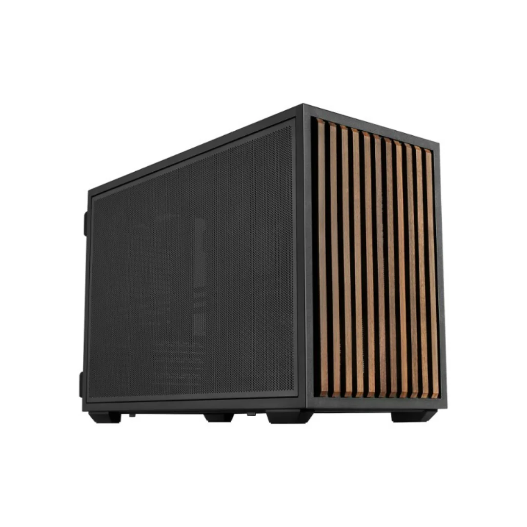Lian Li DAN B4 mATX Wooden Mesh Case G99.B4W-WD.00 (Black | White) - Image 2
