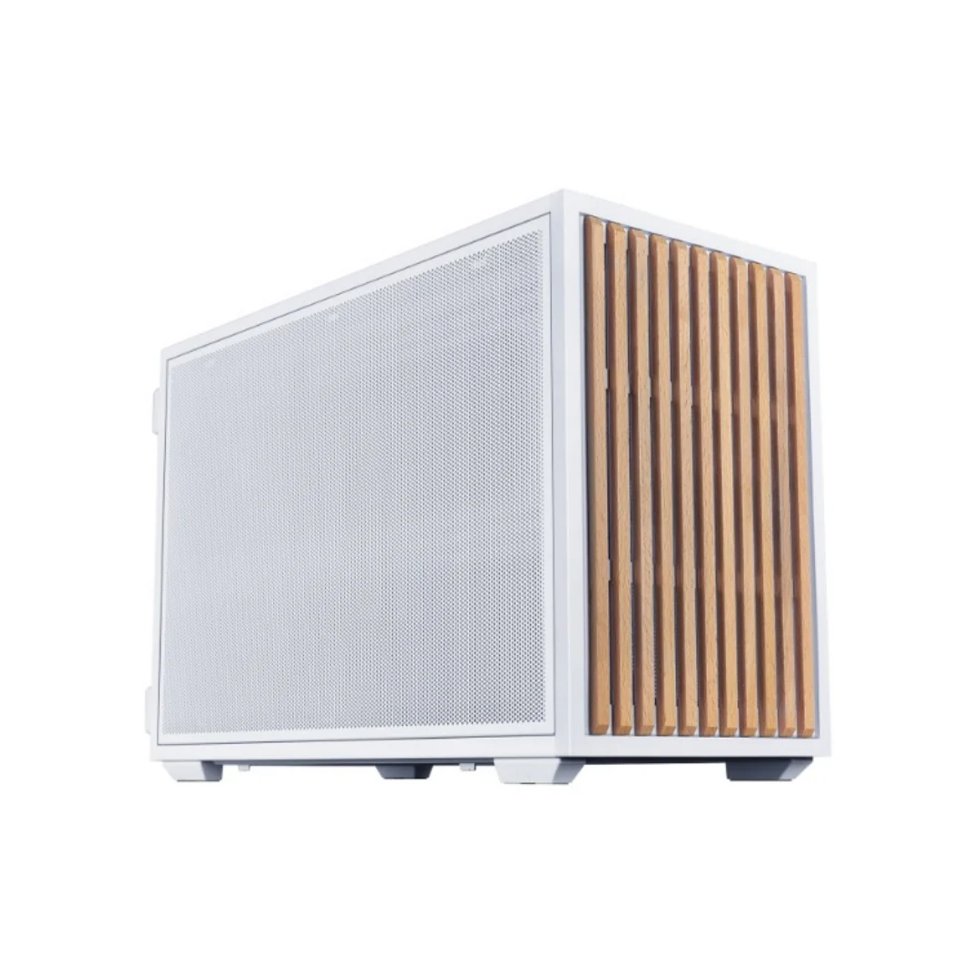 Lian Li DAN B4 mATX Wooden Mesh Case G99.B4W-WD.00 (Black | White) - Image 3