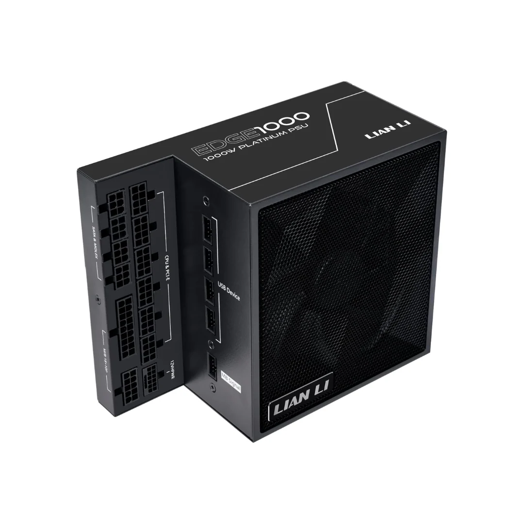 Lian Li Edge EG1000 Platinum 1000watts PSU Full Modular ATX3.1 PCIe5.1 L-shape for dual chamber - Image 3