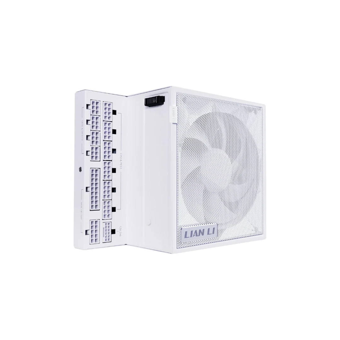 Lian Li Edge EG1000G 1000W 80+ Gold ATX3.1 PCIe5.1, L-shape for dual chamber Full Modular Power Supply ( G9P.EG1000G.WH00/G9P.EG1000G.BH00 ) - Image 3
