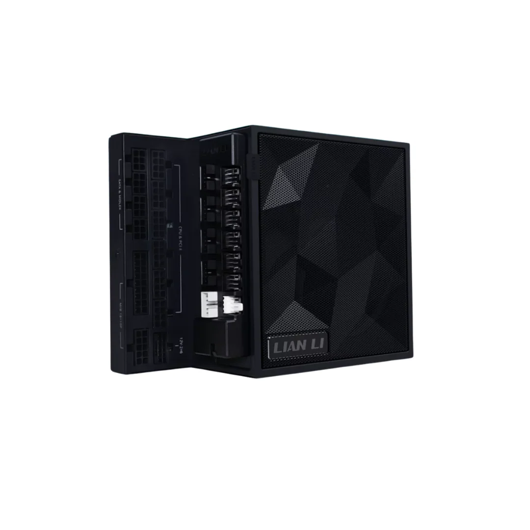 Lian Li Edge EG1200G 1200W 80+ GOLD ATX3.1 PCIe5.1 L-shape for dual chamber Full Modular Power Supply ( White G9P.EG1200G.WH00 | Black G9P.EG1200G.BH00 ) - Image 3