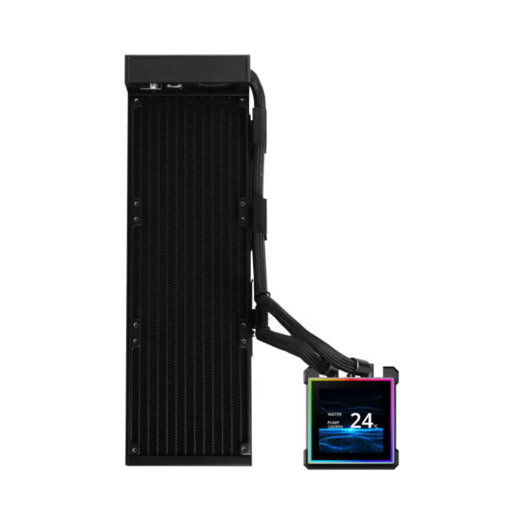 Lian Li HydroShift II LCD-S 360N 360mm AIO LC Cooler LCD Display Non-Fan ( Black G89.GHS2LCDS36NB.00 | White G89.GHS2LCDS36NW.00 )