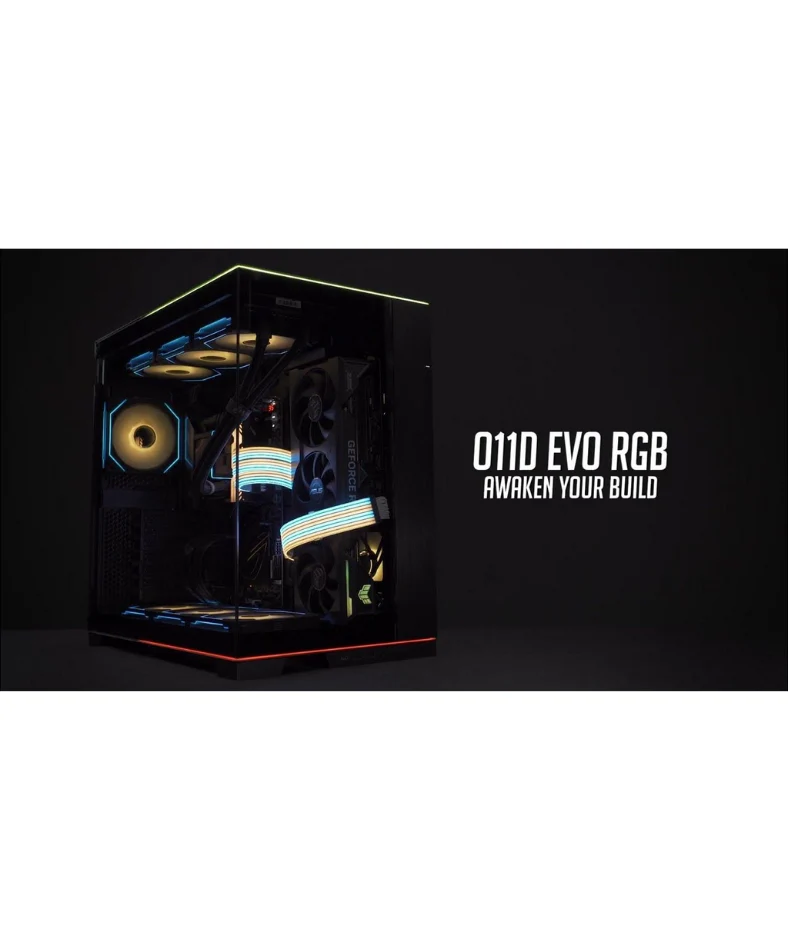 Lian Li O11D Dynamic Evo RGB Black O11DERGBX Mid-Tower PC Case - Image 4