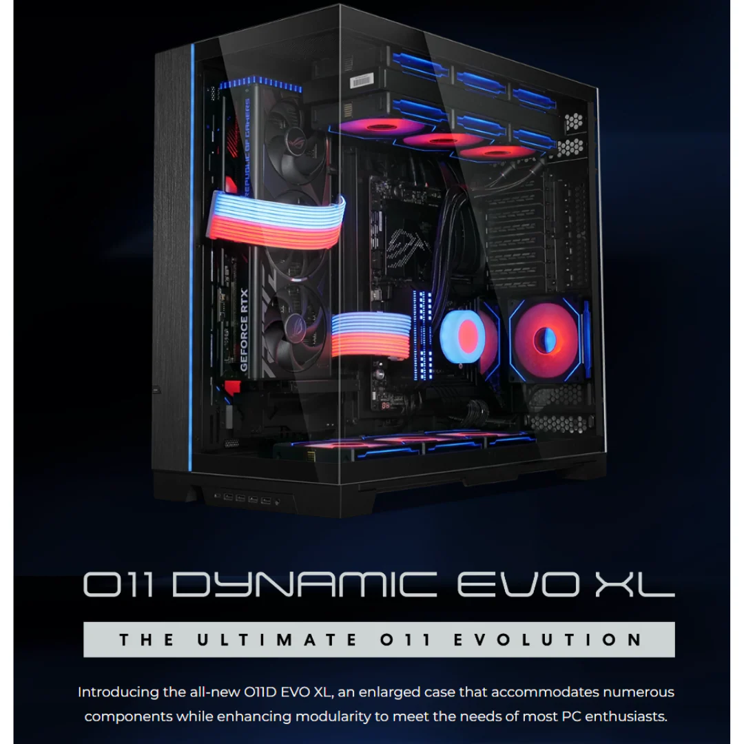 Lian Li O11D Dynamic Evo XL Black O11DEXL-X Full-Tower PC Case ( Pre Order ) - Image 4