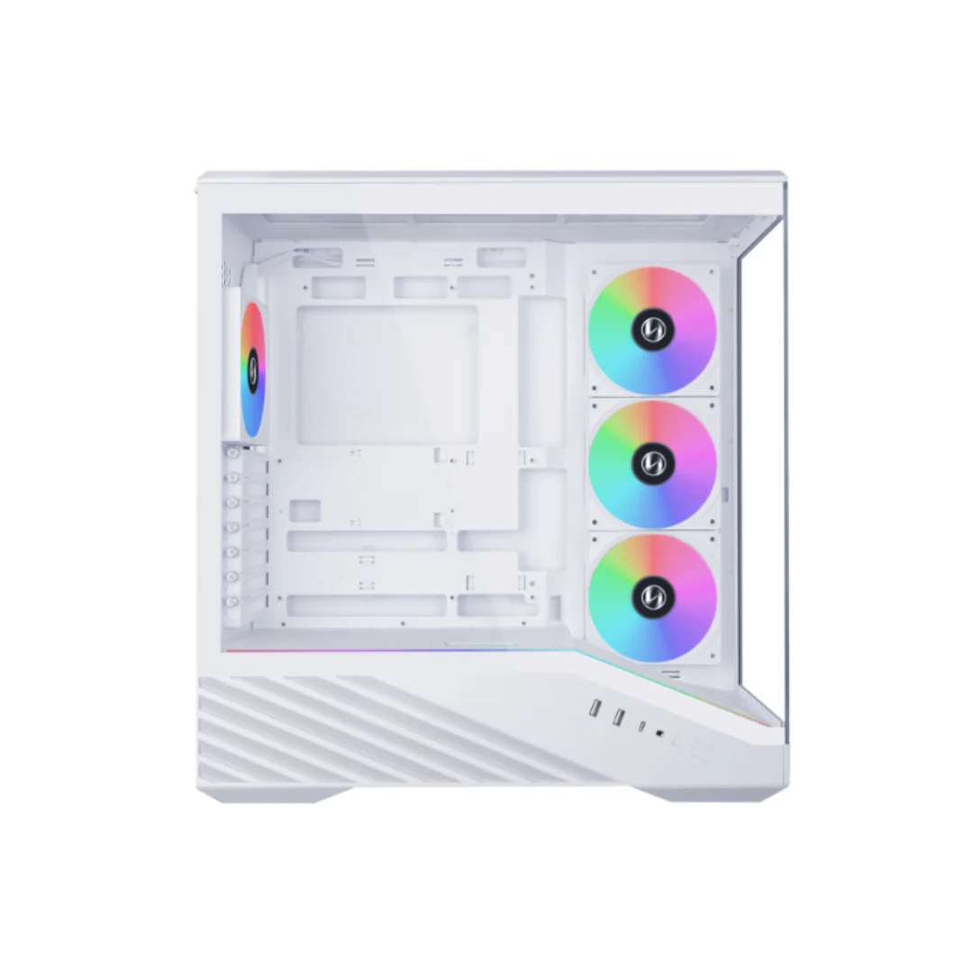 Lian Li Vector V100 ATX TG Mid-Tower PC Case with Pre-Installed LED RGB Strip ( Black V100X | White V100W ) - Image 3
