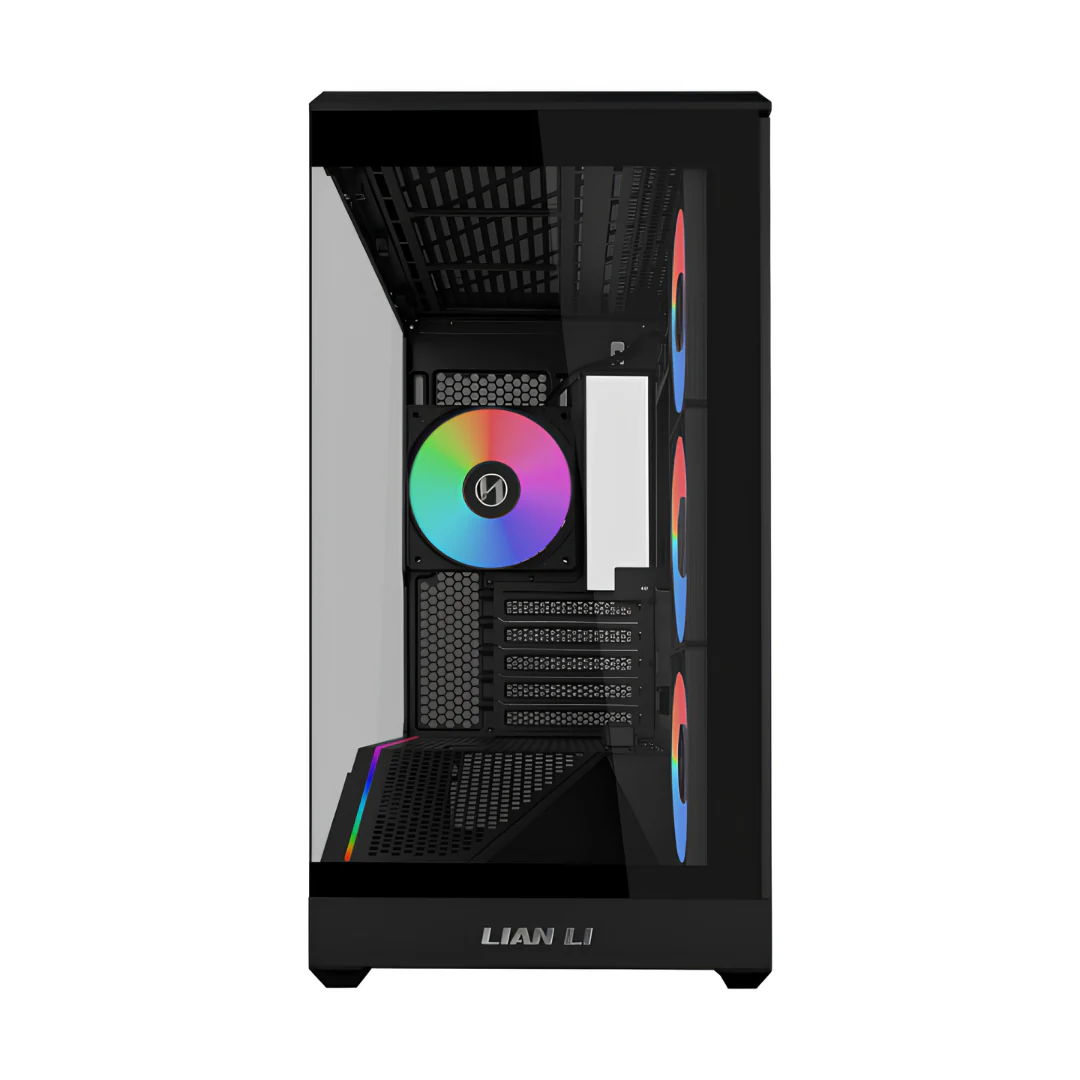 Lian Li Vector V100 Mini mATX TG PC Case Black - Image 3