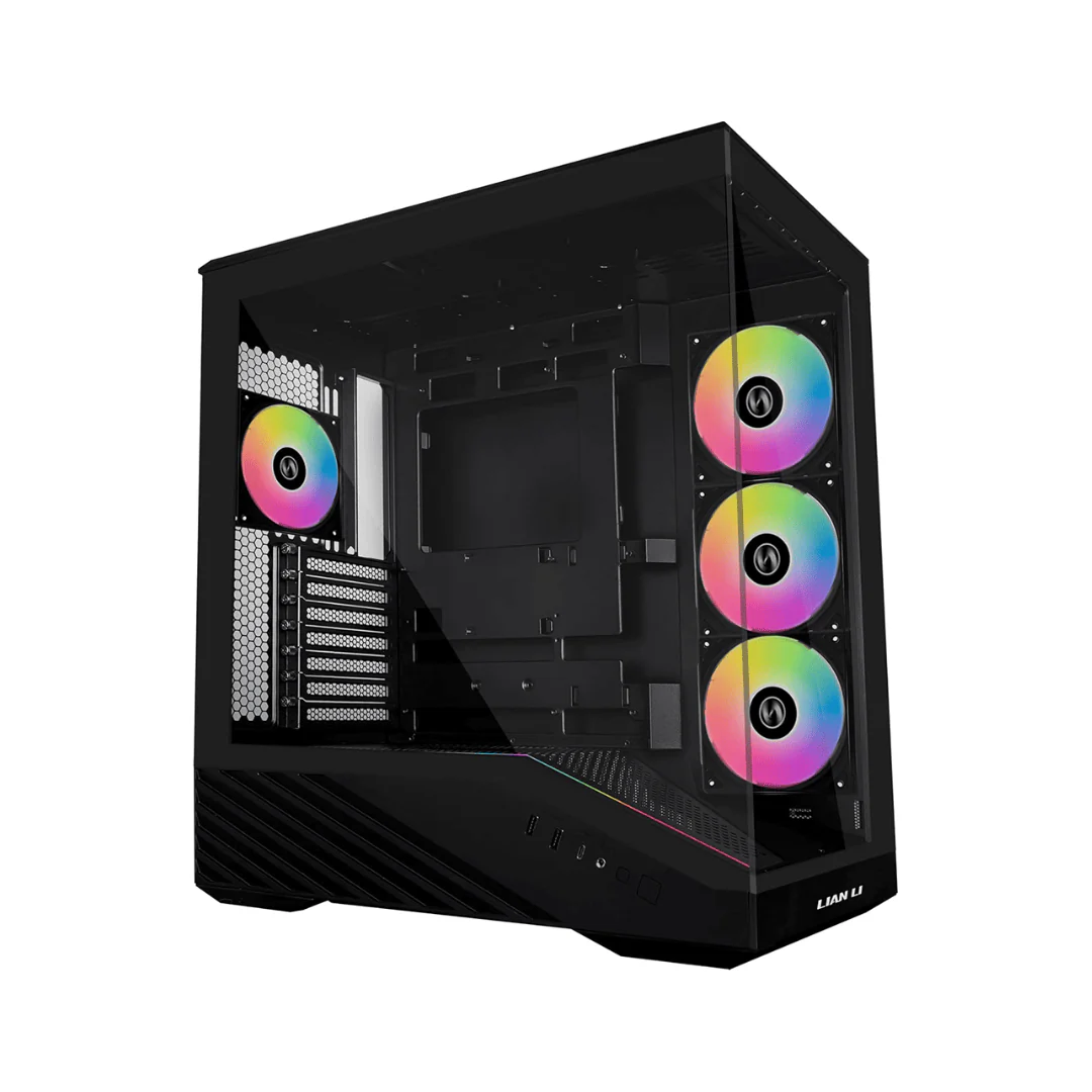 Lian Li Vector V100R ATX TG Mid-Tower PC Case +4x120mm ARGB ( Black V100RX | White V100RW ) - Image 2