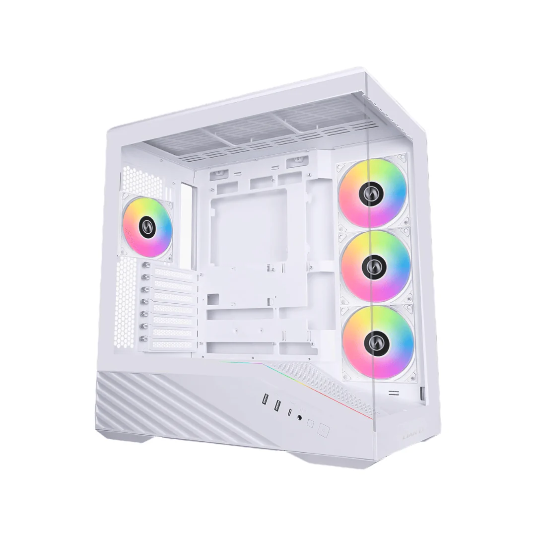 Lian Li Vector V100R ATX TG Mid-Tower PC Case +4x120mm ARGB ( Black V100RX | White V100RW ) - Image 3