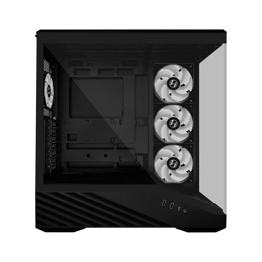 Lian Li Vector V100R ATX TG Mid-Tower PC Case +4x120mm ARGB ( Black V100RX | White V100RW ) - Image 4