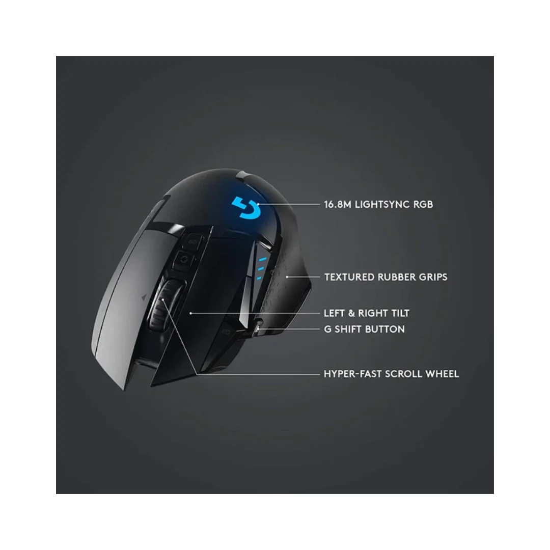 Logitech G502 Lightspeed Wireless Gaming Mouse - Image 2