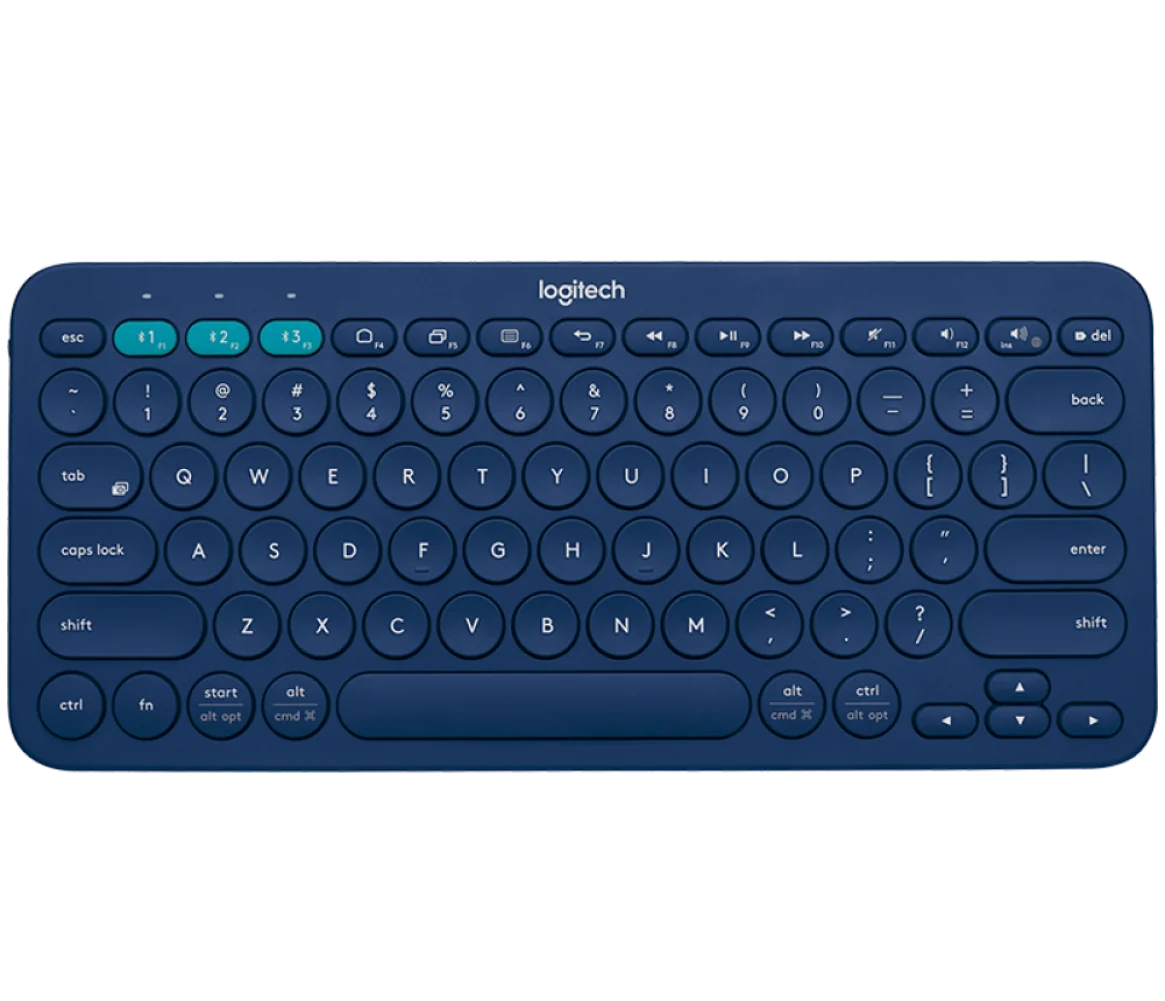Logitech K380 Multi-Device Bluetooth Keyboard ( Dark Grey | Off white ) - Image 4