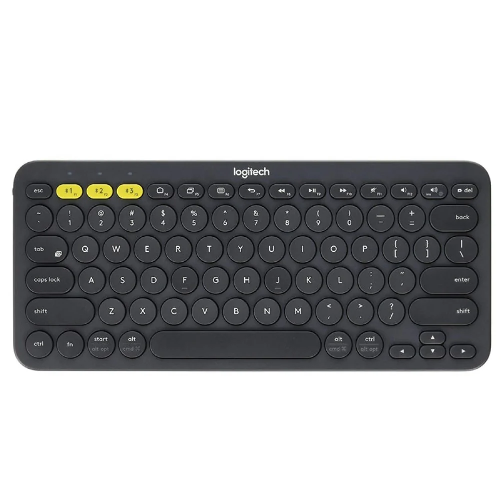 Logitech K380 Multi-Device Bluetooth Keyboard ( Dark Grey | Off white ) - Image 5