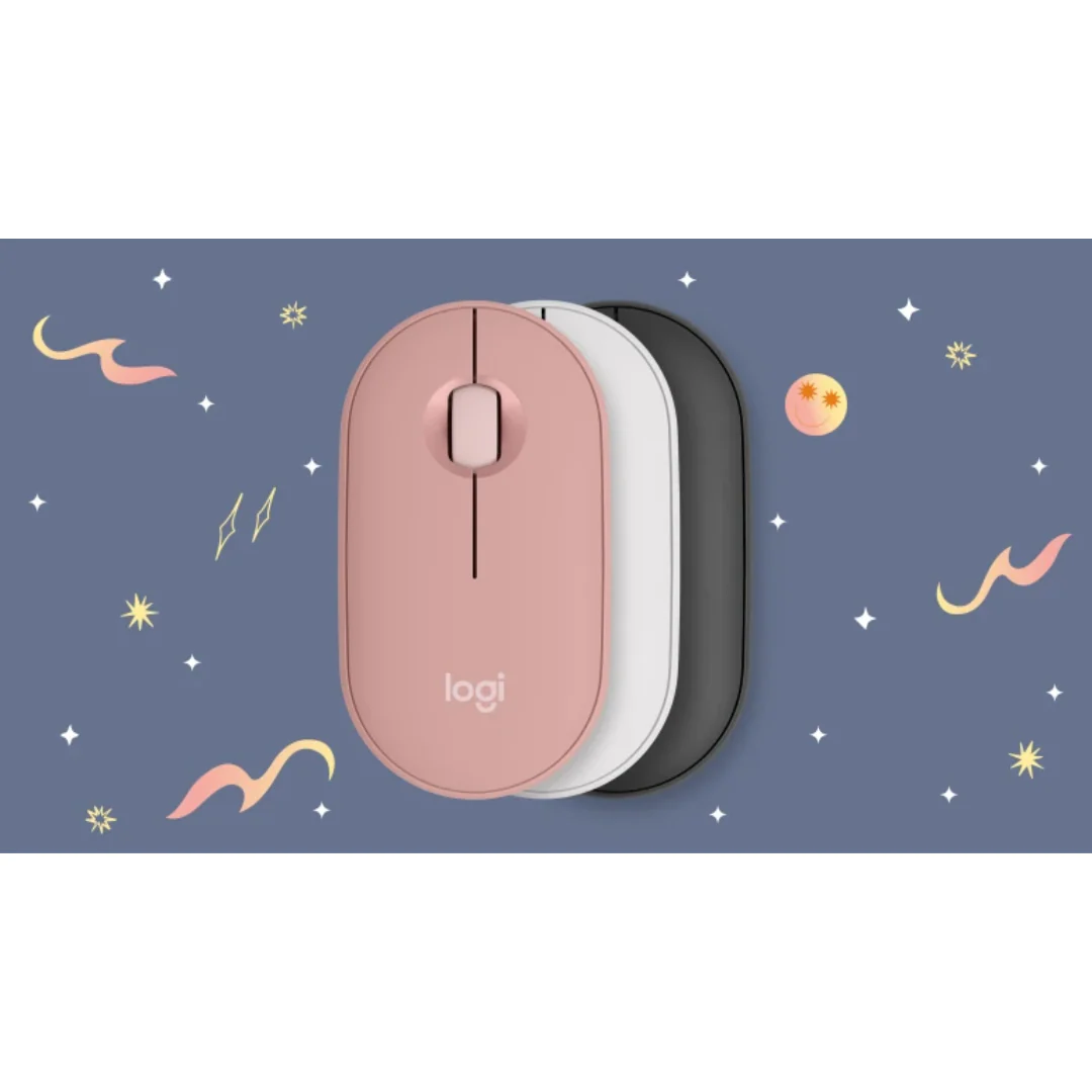 Logitech M350s Pebble 2 Slim Compact Bluetooth Wireless Mouse With Customizable Button - Image 5