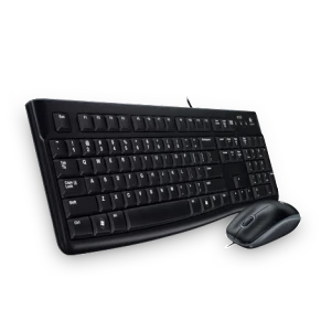 Logitech MK120 Corded USB Desktop Combo 920-002586