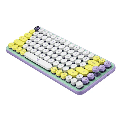 Logitech POP KEYS Wireless Keyboard with Customizable Emoji DAYDREAM MINT (920-010578) - Image 2