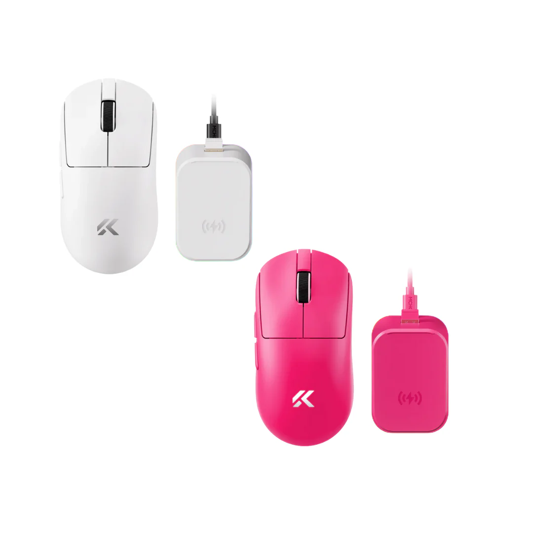 MCHOSE A7 V2 Ultra+ Lightweight Tri-Mode Wireless Gaming Mouse (Black | White | Rose Red)