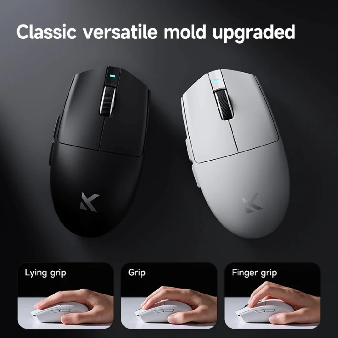 MCHOSE G3 V2 High-Performance Wireless Gaming Mouse - 800mAh Battery (Black | White | Blue) - Image 5