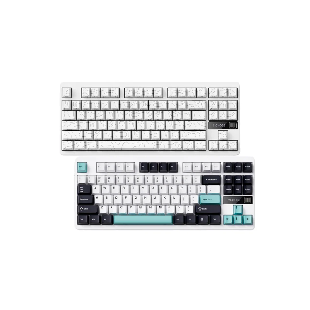 MCHOSE G87 Wireless Gasket Mount Mechanical Keyboard - 80% Layout, Tri-mode, 10000mAh Battery