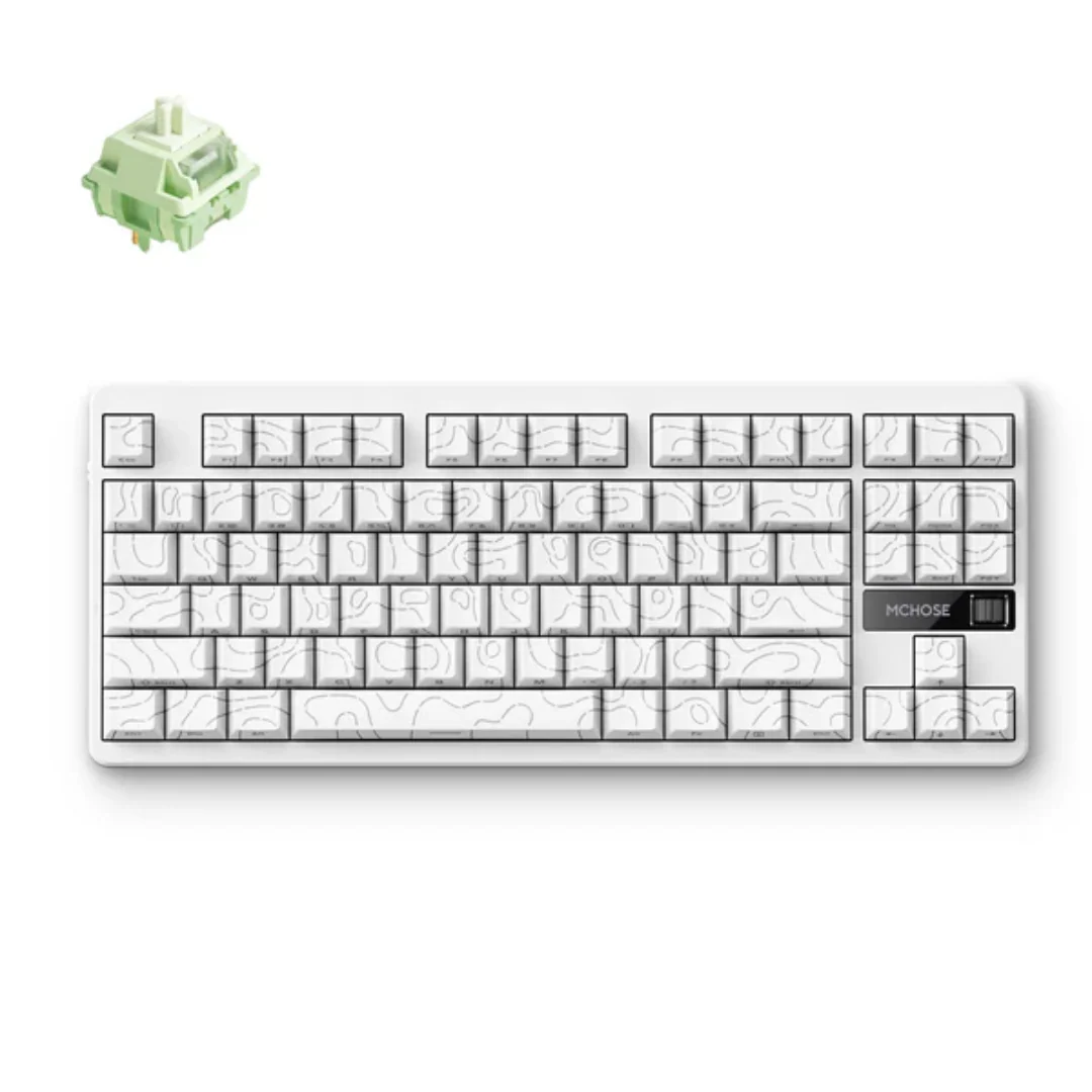 MCHOSE G87 Wireless Gasket Mount Mechanical Keyboard - 80% Layout, Tri-mode, 10000mAh Battery - Image 5