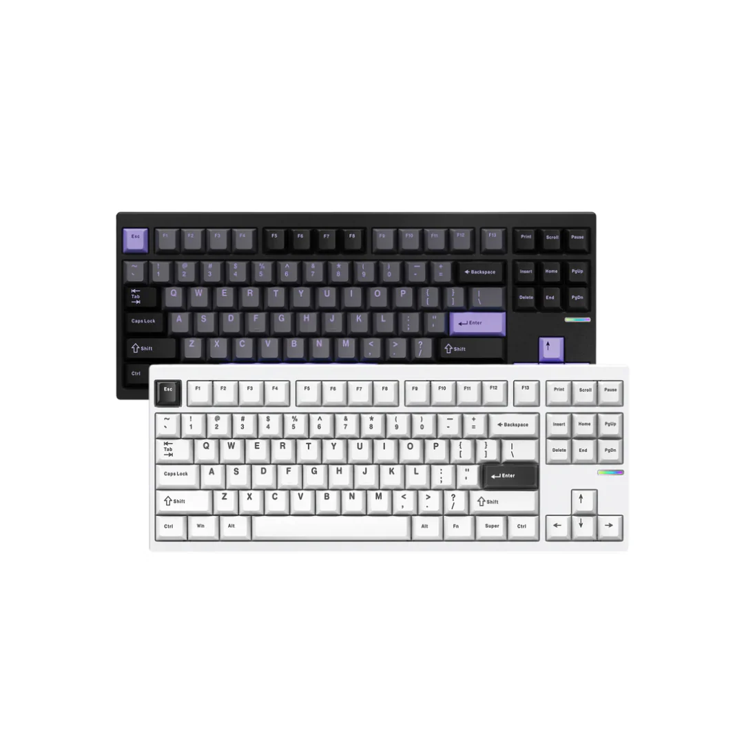 MCHOSE GX87 Ultra Full CNC Aluminum Custom Mechanical Keyboard - 87% Layout, Tri-mode Connectivity, 8000mAh Battery