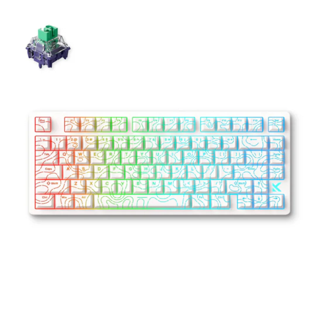 MCHOSE Jet 75 Hall Effect (Kailh Magnetic God Switch / Starburst Magnetic Switch) Gaming Keyboard - 75% Layout Wired - Image 10