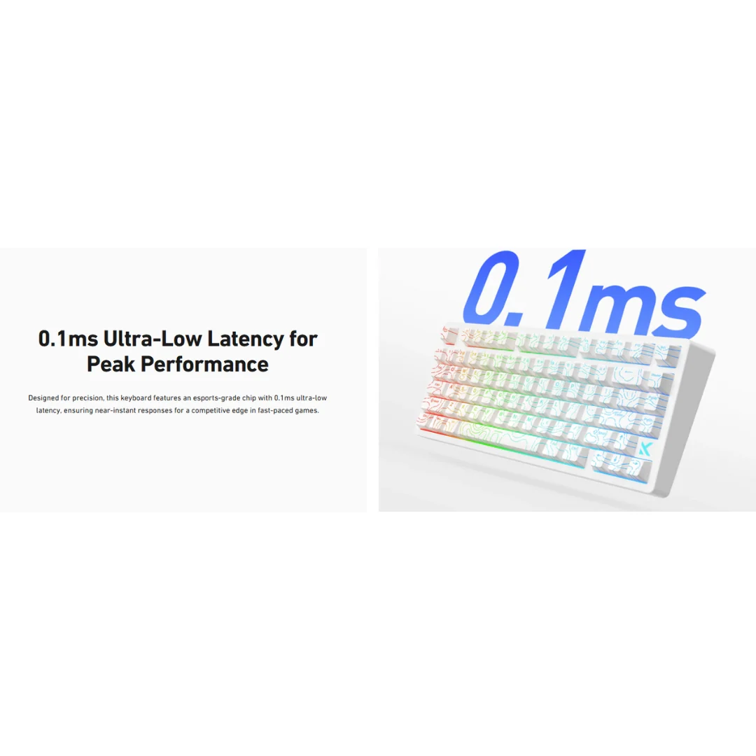 MCHOSE Jet 75 Hall Effect (Kailh Magnetic God Switch / Starburst Magnetic Switch) Gaming Keyboard - 75% Layout Wired - Image 6