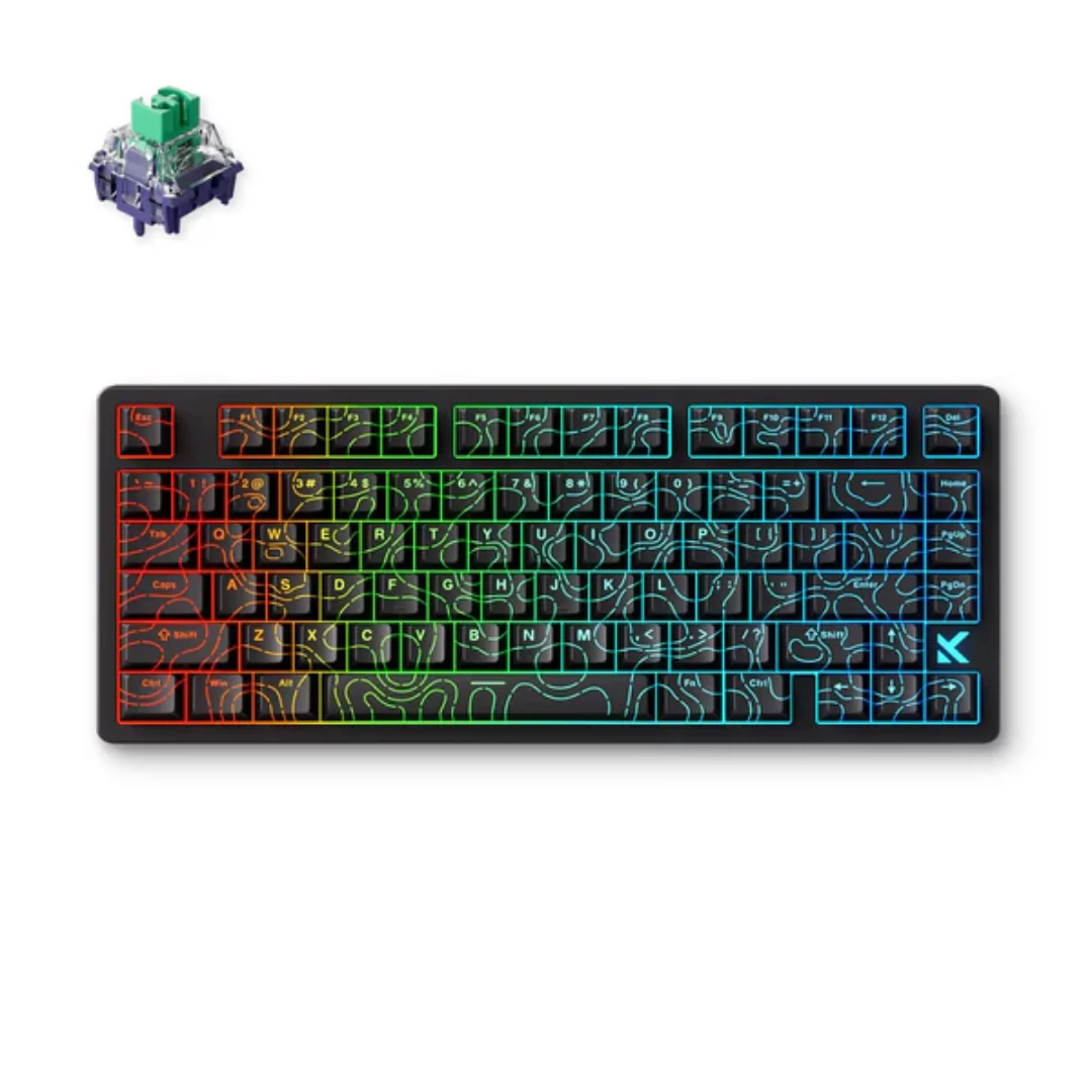 MCHOSE Jet 75 Hall Effect (Kailh Magnetic God Switch / Starburst Magnetic Switch) Gaming Keyboard - 75% Layout Wired - Image 9