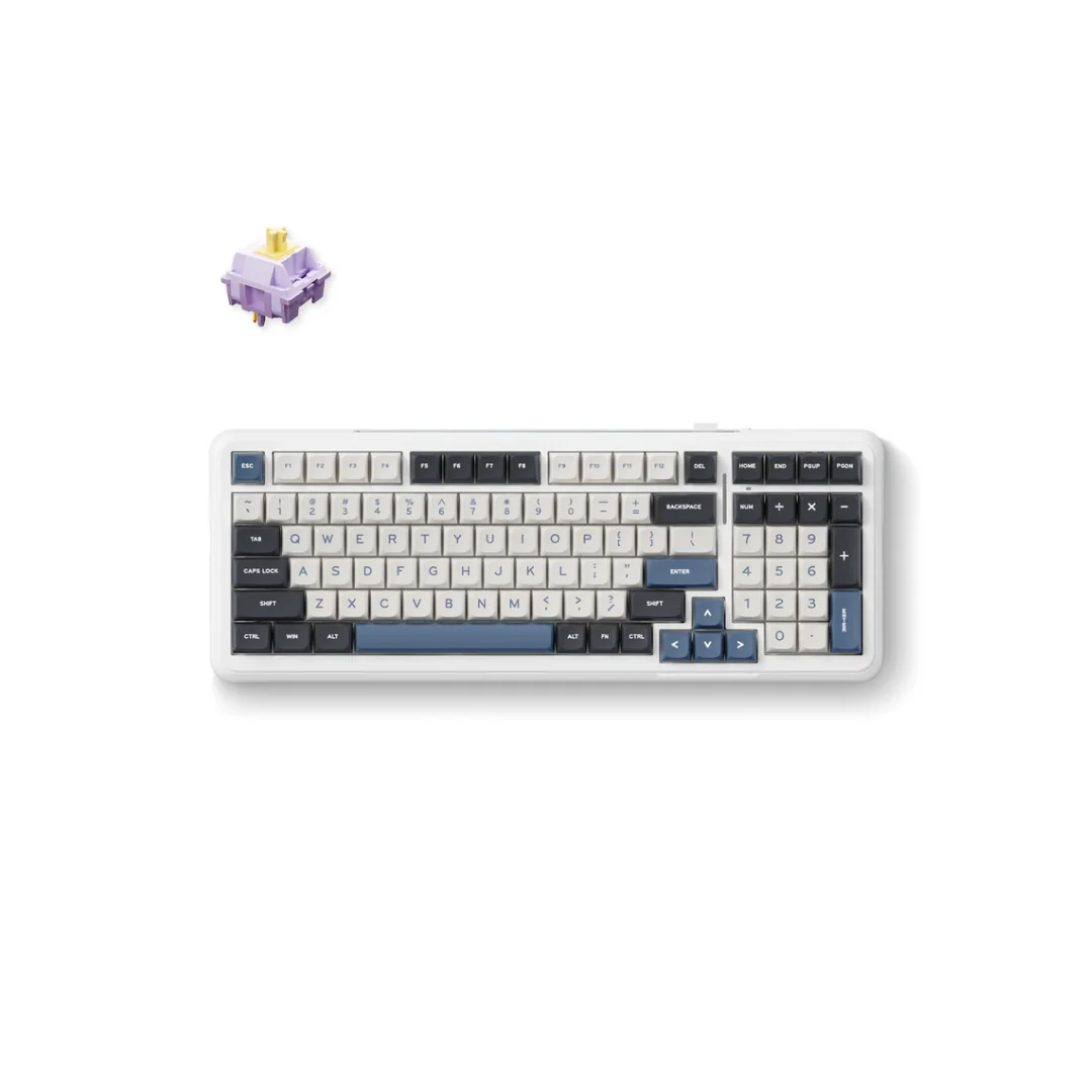MCHOSE K99 Wireless Gasket Mount (Hyacinth Switch) Mechanical Keyboard - 98% Layout, Tri-mode, 6000mAh Battery - Image 4