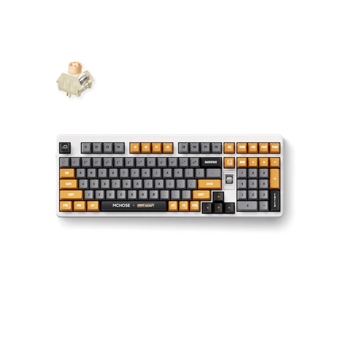 MCHOSE x Unbox Therapy - UT98 Mechanical Keyboard - 98% Layout, Tri-mode, 10000mAh Battery - Image 2