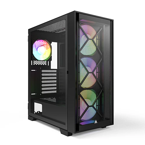 Montech Air 1000 Premium Mesh TG Black ATX Case 4*120mm aRGB 45689