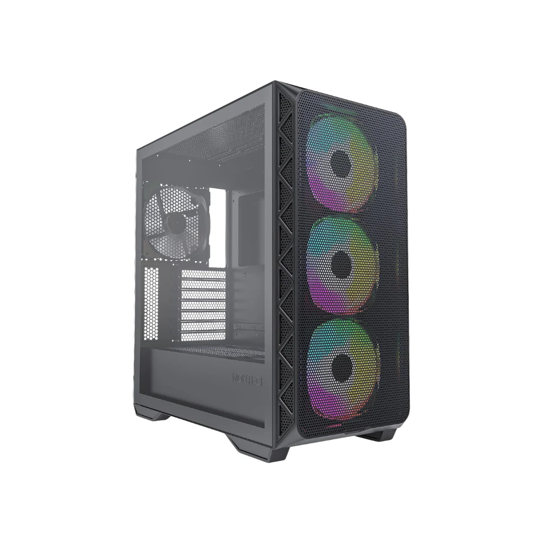 Montech AIR 903 Max ATX TG Case w/ 3X140mm ARGB + 1x120mm PWM Fans - Image 2