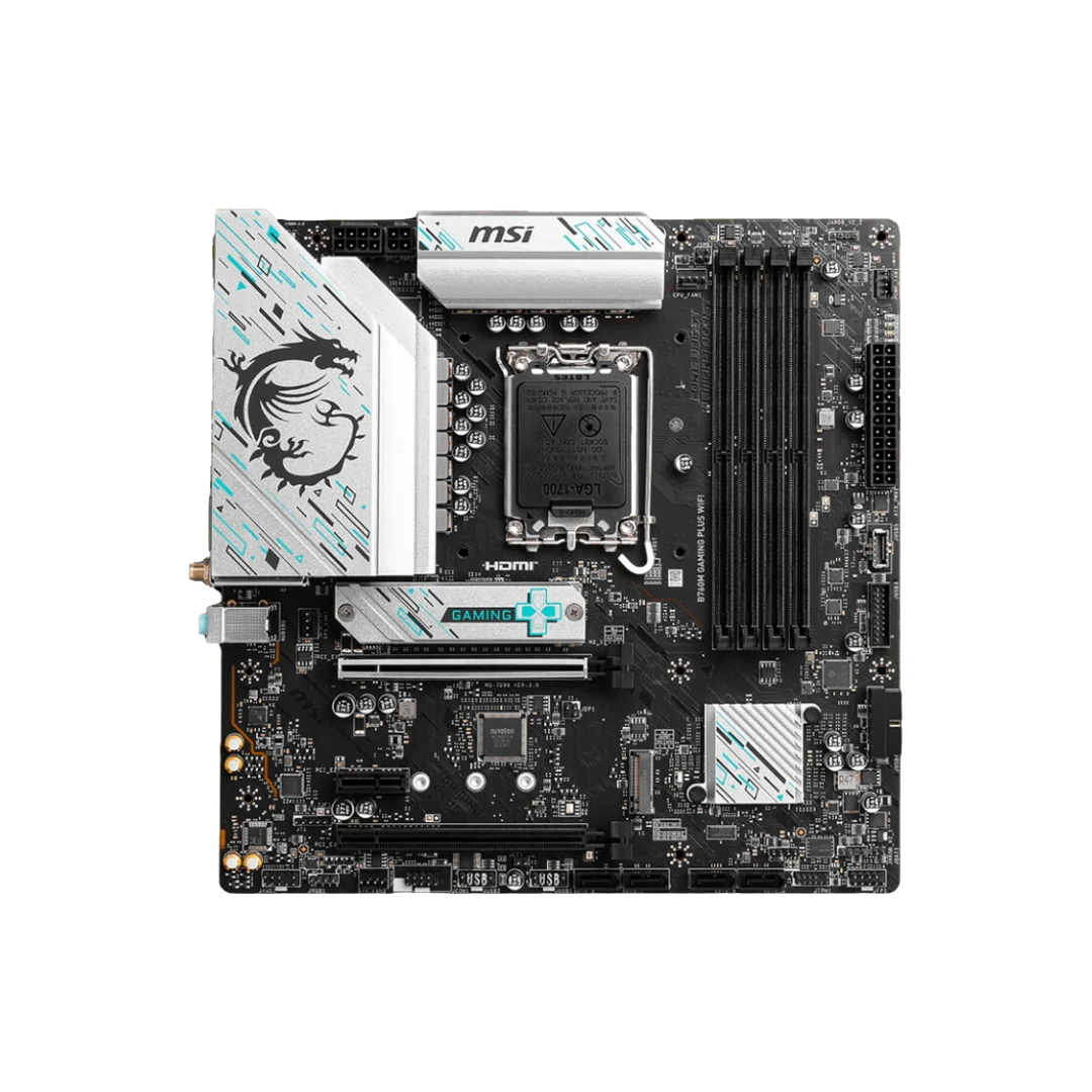 MSI B760M Gaming Plus WiFi DDR5 LGA 1700 Motherboard 911-7D99-017 - Image 2