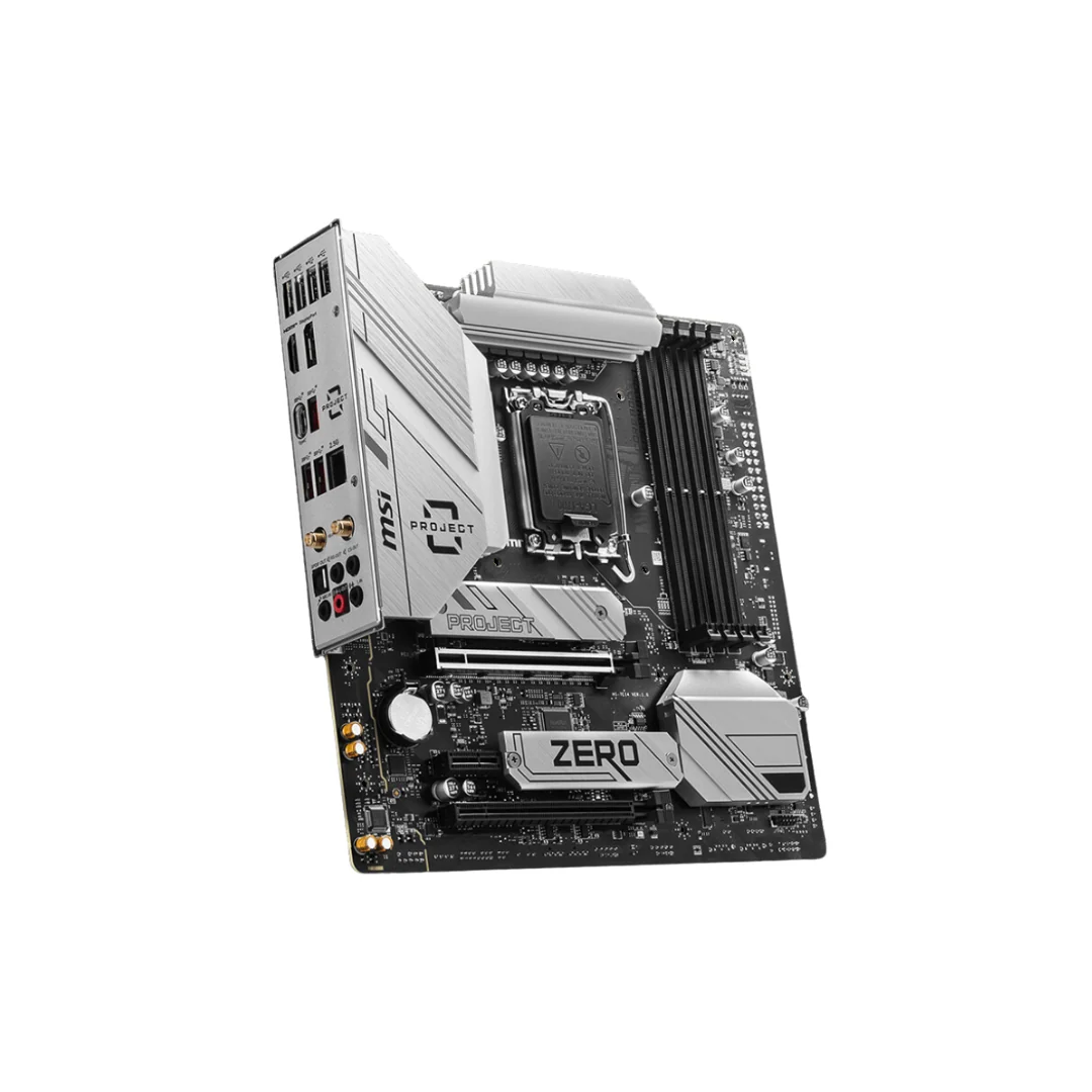 MSI B760M Project Zero 4*DDR5 LGA 1700 Motherboard 911-7E14-001 - Image 3