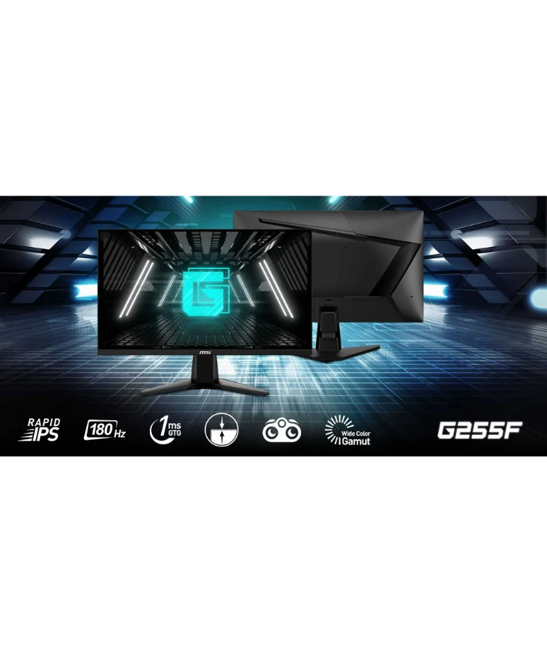 MSI G255F 24.5" Rapid IPS 180Hz 1920X1080 1ms Monitor - Image 4