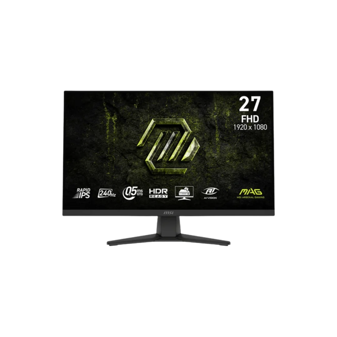 MSI MAG 272F X24 27" IPS 240Hz FHD 1920x1080 0.5ms GTG Rapid Gaming Monitor with Tilt Adjustment