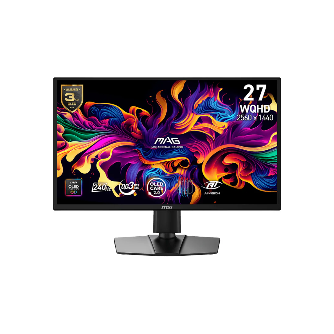 MSI MAG 272QP QD-OLED X24 27" 240Hz WQHD 2560x1440 0.03ms HDR Gaming Monitor