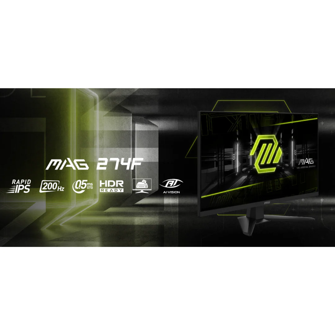 MSI MAG 274F 27" IPS 200Hz FHD 1920x1080 0.5ms GTG Adaptive Sync Gaming Monitor - Image 4