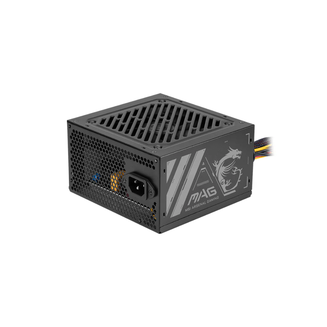 MSI MAG A500N-H 500W Black 1200mm 80+ Non Modular Power Supply - Image 2