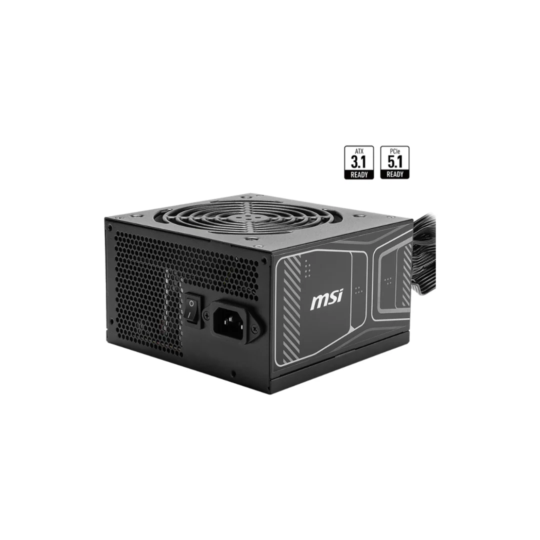 MSI MAG A750GN PCIe5 Gold 750W 80+ Non Modular Power Supply - Image 3