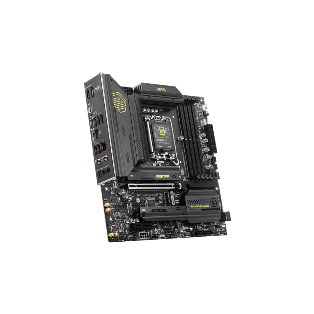 MSI MAG B860M Mortar WiFi 4*D5 mATX LGA1851 Motherboard - Image 3