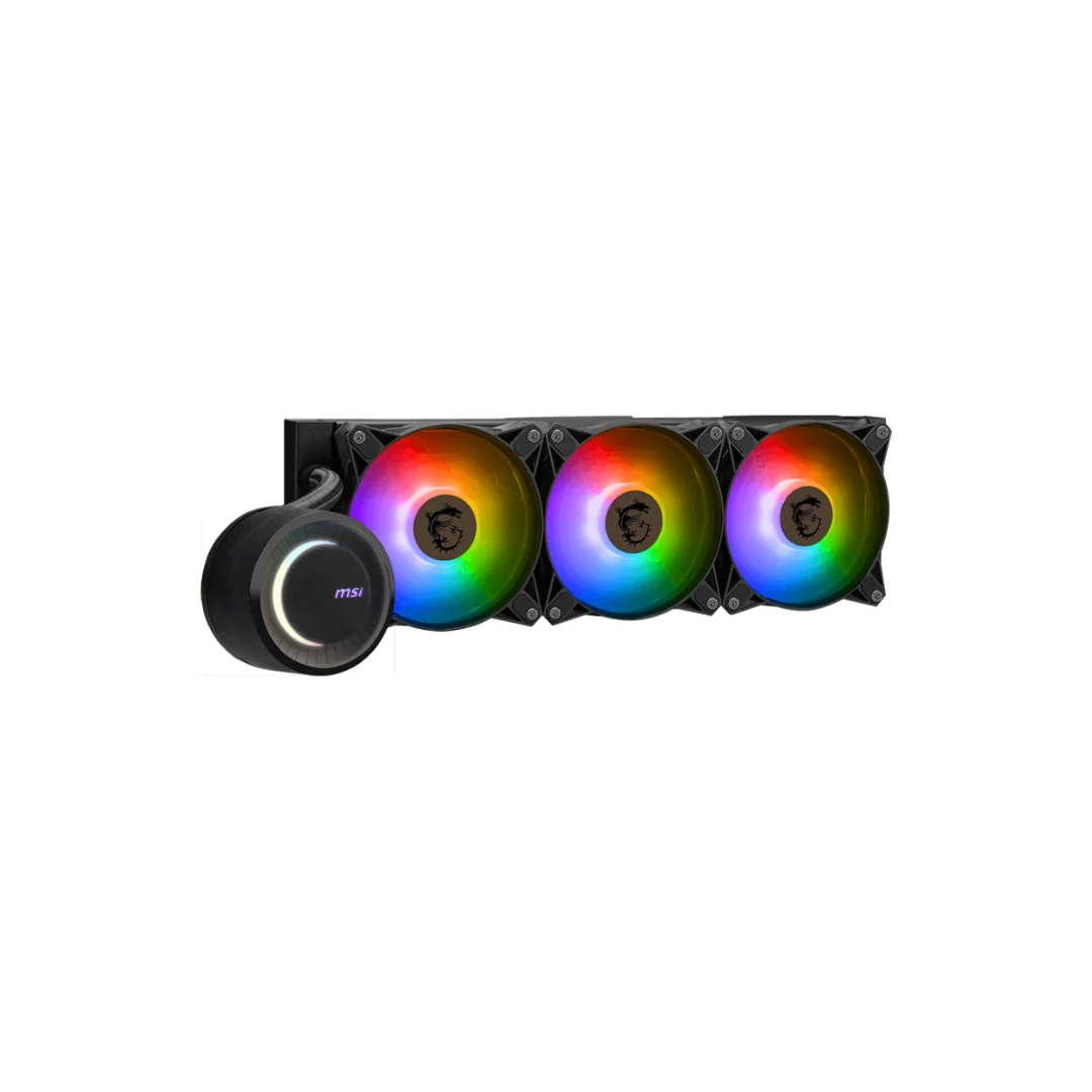 MSI MAG Coreliquid E360 Black ARGB CPU Liquid Cooler - Image 2