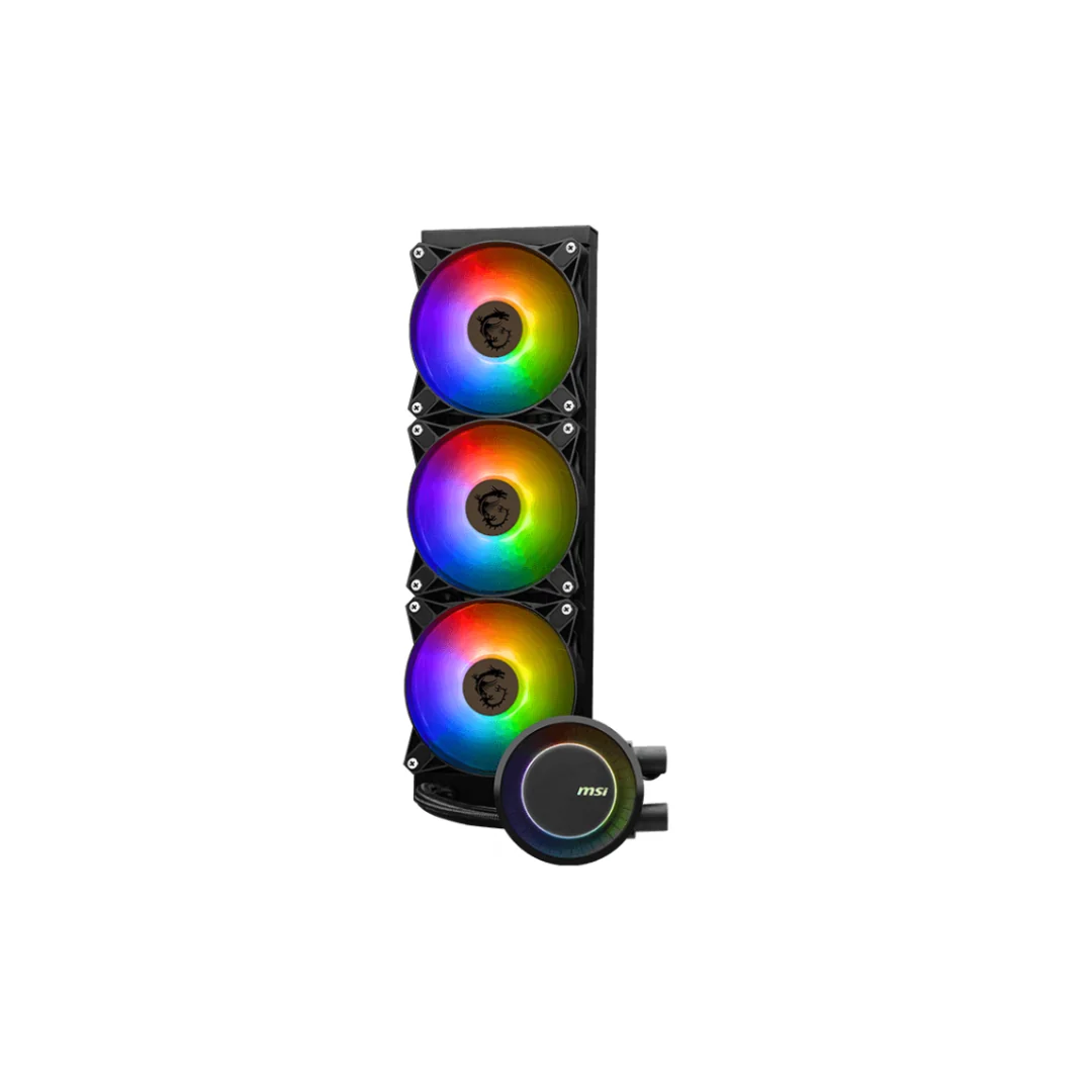 MSI MAG Coreliquid E360 Black ARGB CPU Liquid Cooler - Image 3