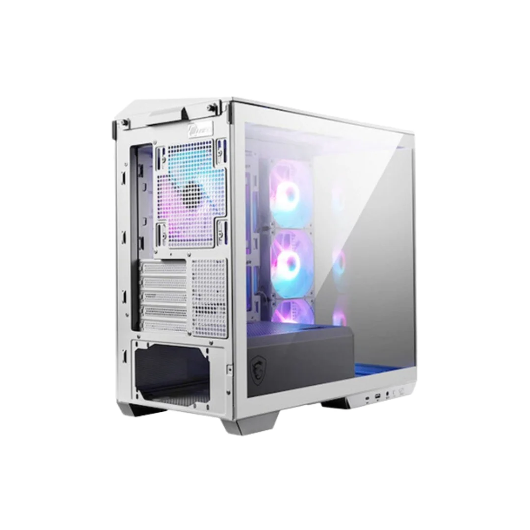 MSI MAG PANO M100R PZ White Mid Tower Case (4*120mm ARGB Fans) - Image 2